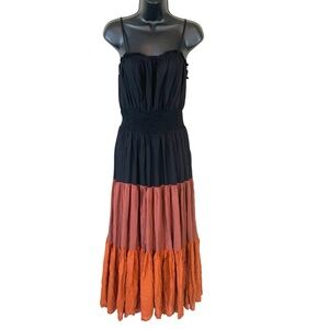 Anthropologie Seen Worn Kept Aletha Tiered Midi Dress